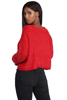 Flix And Chenille Pullover