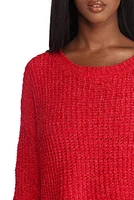 Flix And Chenille Pullover