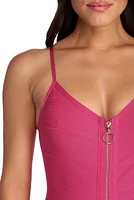 Zip With It Bandage Dress