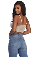 The Loop Crotchet Crop Top