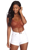 The Loop Crotchet Crop Top