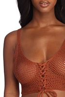 The Loop Crotchet Crop Top
