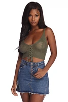 The Loop Crotchet Crop Top