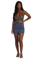 The Loop Crotchet Crop Top