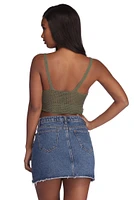 The Loop Crotchet Crop Top
