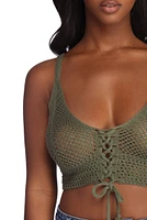 The Loop Crotchet Crop Top