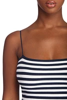 Nautical Babe Striped Crop Top