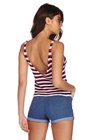 Americana Flow Striped Tank Top