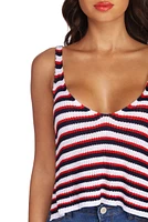 Americana Flow Striped Tank Top