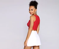 All About Knit Crop Top