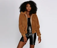 Fuzzy Feels Teddy Coat