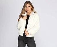 Bomber Babe Faux Fur Jacket