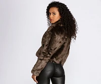 Feeling Fine Faux Fur Jacket