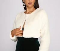 Luxe Faux Fur Cropped Jacket