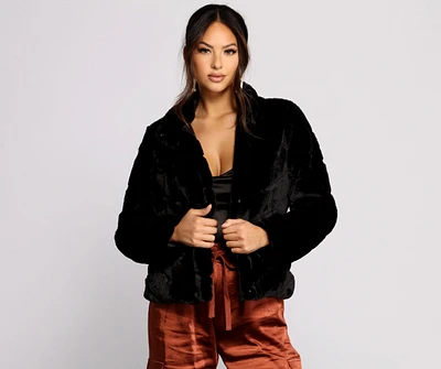 So Extra Faux Fur Jacket