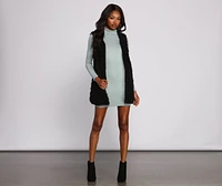 On Trend Faux Fur Vest