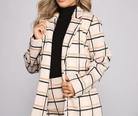 Keep It Check Plaid Coat