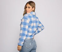 Pretty Plaid Wubby Jacket