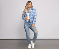 Pretty Plaid Wubby Jacket