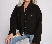 Oversized Faux Fur Teddy Jacket