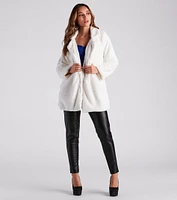 Always Luxe Faux Fur Long Coat