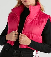 Trend Alert Cropped Puffer Vest