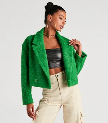 Cozy The City Faux Sherpa Coat