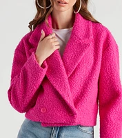 Cozy The City Faux Sherpa Coat