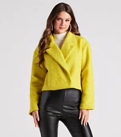Cozy The City Faux Sherpa Coat