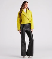 Cozy The City Faux Sherpa Coat