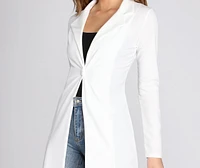 Always Chic Long Line Blazer