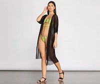 Don't Mesh With Me Kimono