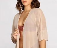 Don't Mesh With Me Kimono