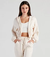 Trendsetting Babe Zip-Up Hoodie