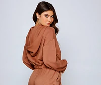 Trendsetting Babe Zip-Up Hoodie