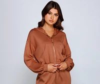 Trendsetting Babe Zip-Up Hoodie