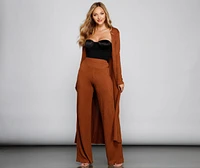 The Everyday Long Sleeve Knit Duster
