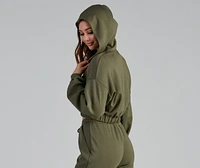 Trendsetting Babe Zip-Up Hoodie