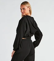 Trendsetting Babe Zip-Up Hoodie