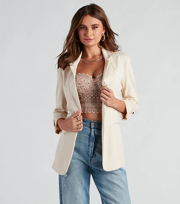 Business As Usual Ponte Blazer