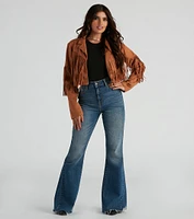 Tootin' Cute Faux Suede Jacket