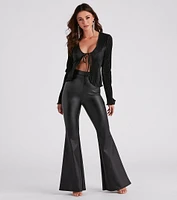 Tie New Trends Long Sleeve Top