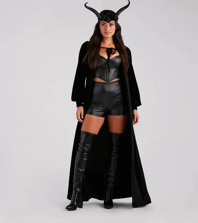 Windsor Ringleader Halloween Velvet Bodysuit