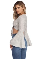 Boho Beauty Tie Front Top