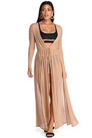 Sheer-ly On Trend Mesh Duster