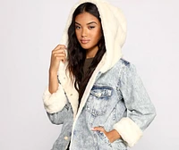 Faux-Ever Stylin' Denim Jacket