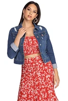 Sweetly Distressed Denim Jacket