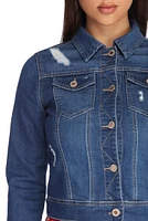 Sweetly Distressed Denim Jacket