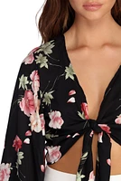 Ring Around Florals Top