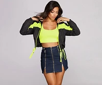 Go Bold Zip Front Jacket